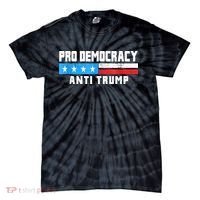 Pro Democracy Anti Trump Tie-Dye T-Shirt thumb 0