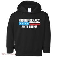 Pro Democracy Anti Trump Toddler Hoodie thumb 0