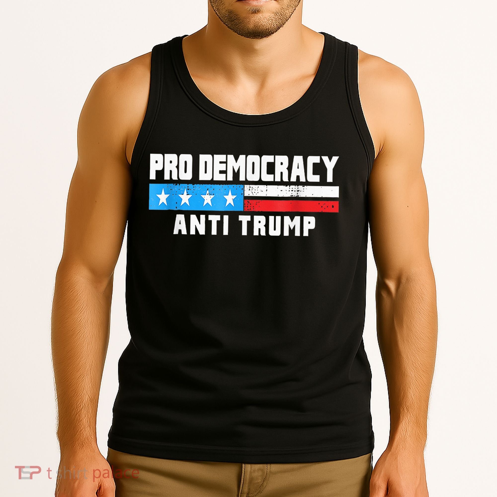 Pro Democracy Anti Trump Tank Top