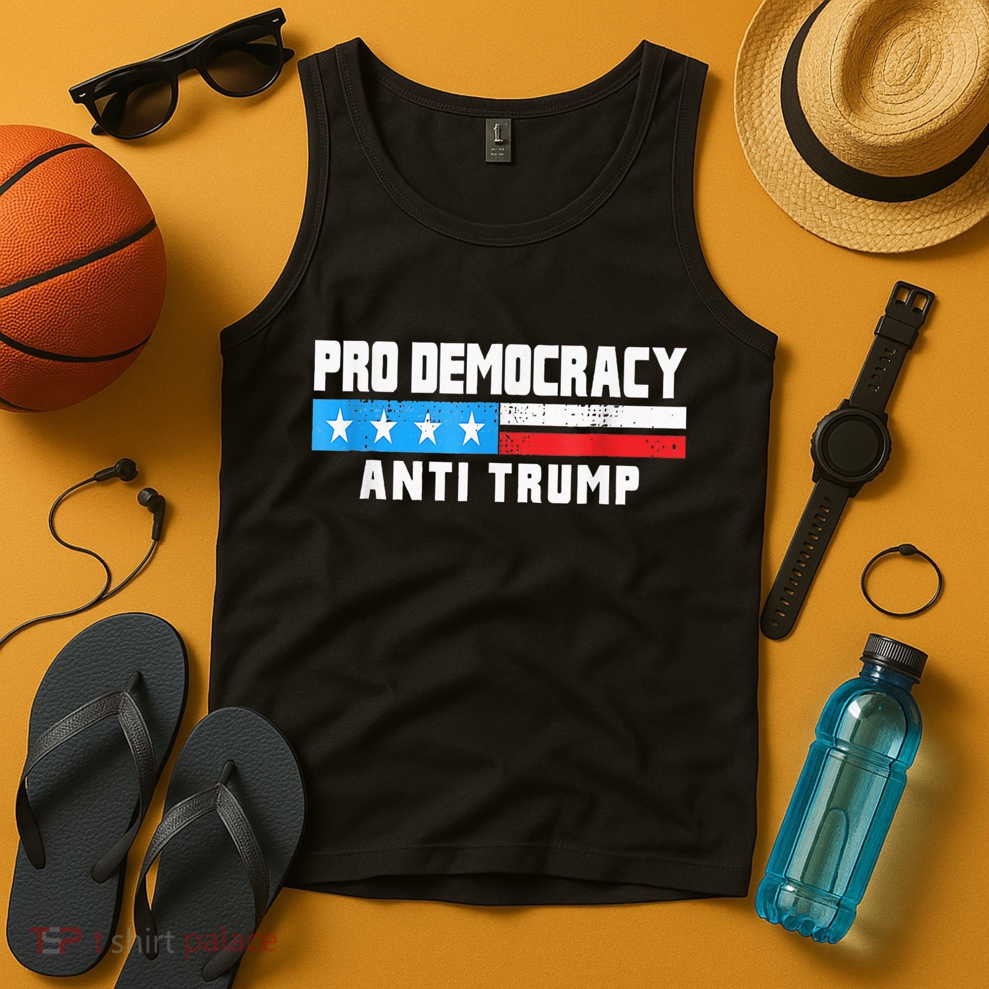 Pro Democracy Anti Trump Tank Top