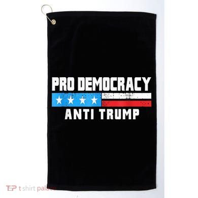 Pro Democracy Anti Trump Golf Towel