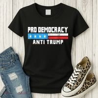 Pro Democracy Anti Trump Women's T-Shirt thumb 3
