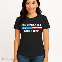 Pro Democracy Anti Trump Women's T-Shirt thumb 4
