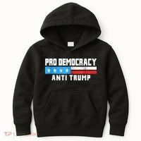 Pro Democracy Anti Trump Kids Hoodie thumb 0