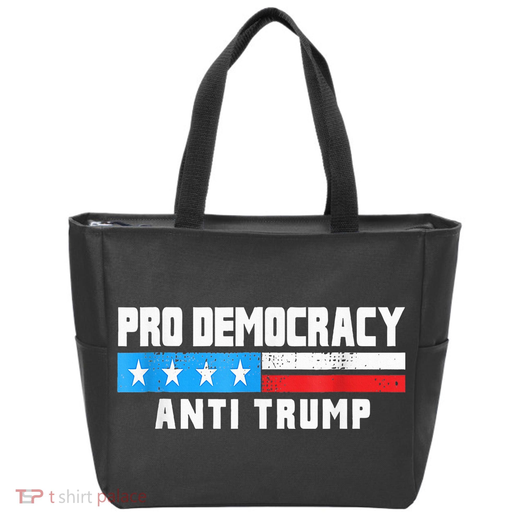 Pro Democracy Anti Trump Tote Bag