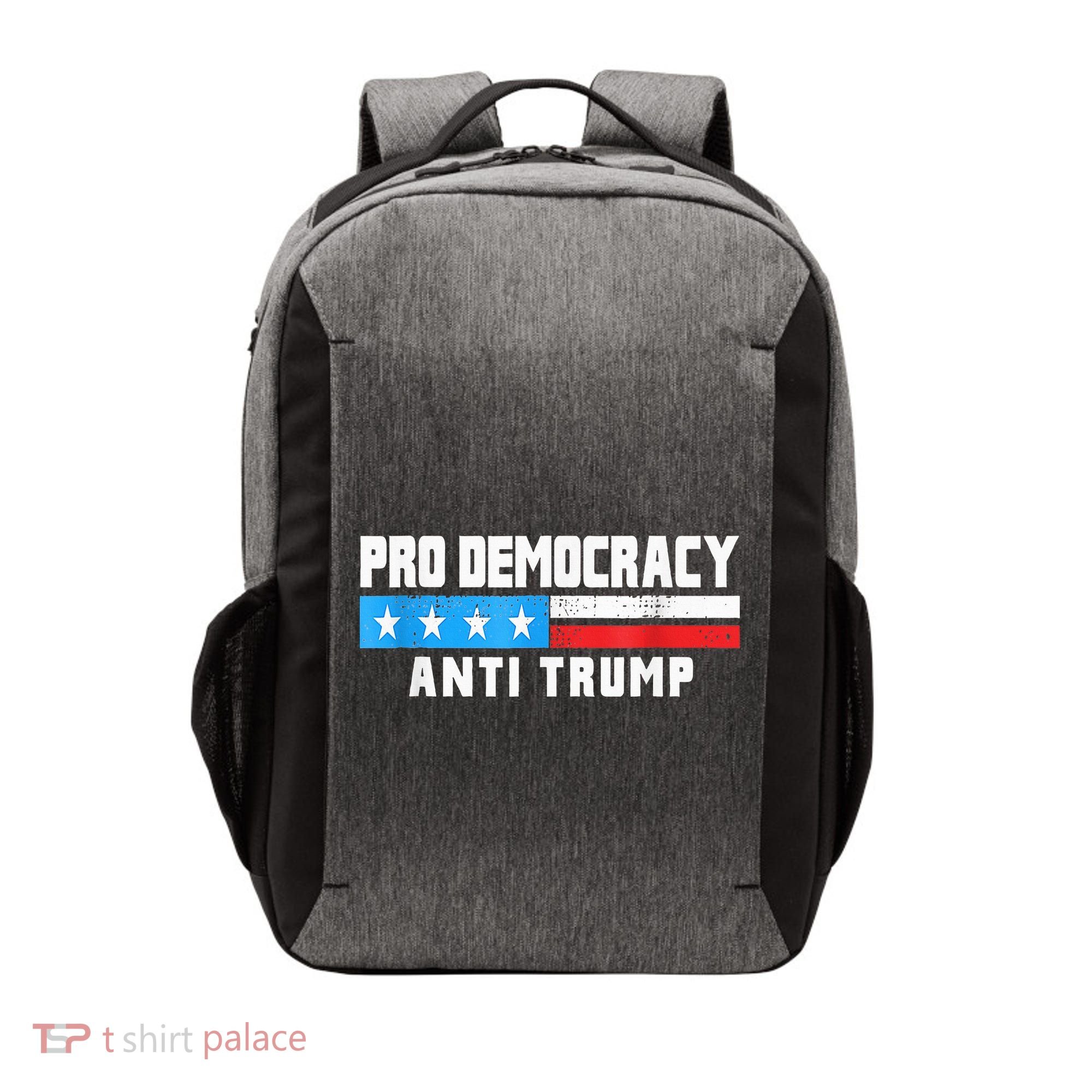Pro Democracy Anti Trump Vector Backpack