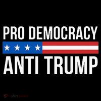 Pro Democracy Anti Trump Women's Hoodie thumb 2