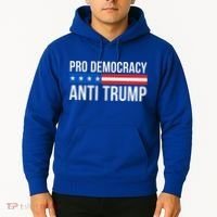 Pro Democracy Anti Trump Hoodie thumb 2