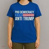 Pro Democracy Anti Trump T-Shirt thumb 4