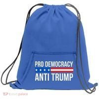 Pro Democracy Anti Trump Sweatshirt Cinch Pack Bag thumb 0