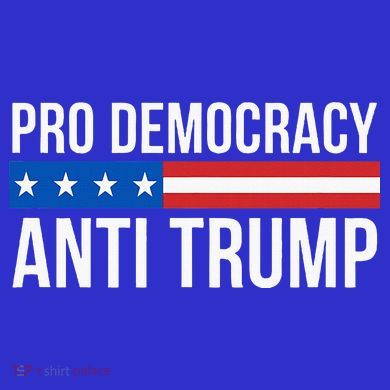 Pro Democracy Anti Trump Coaster