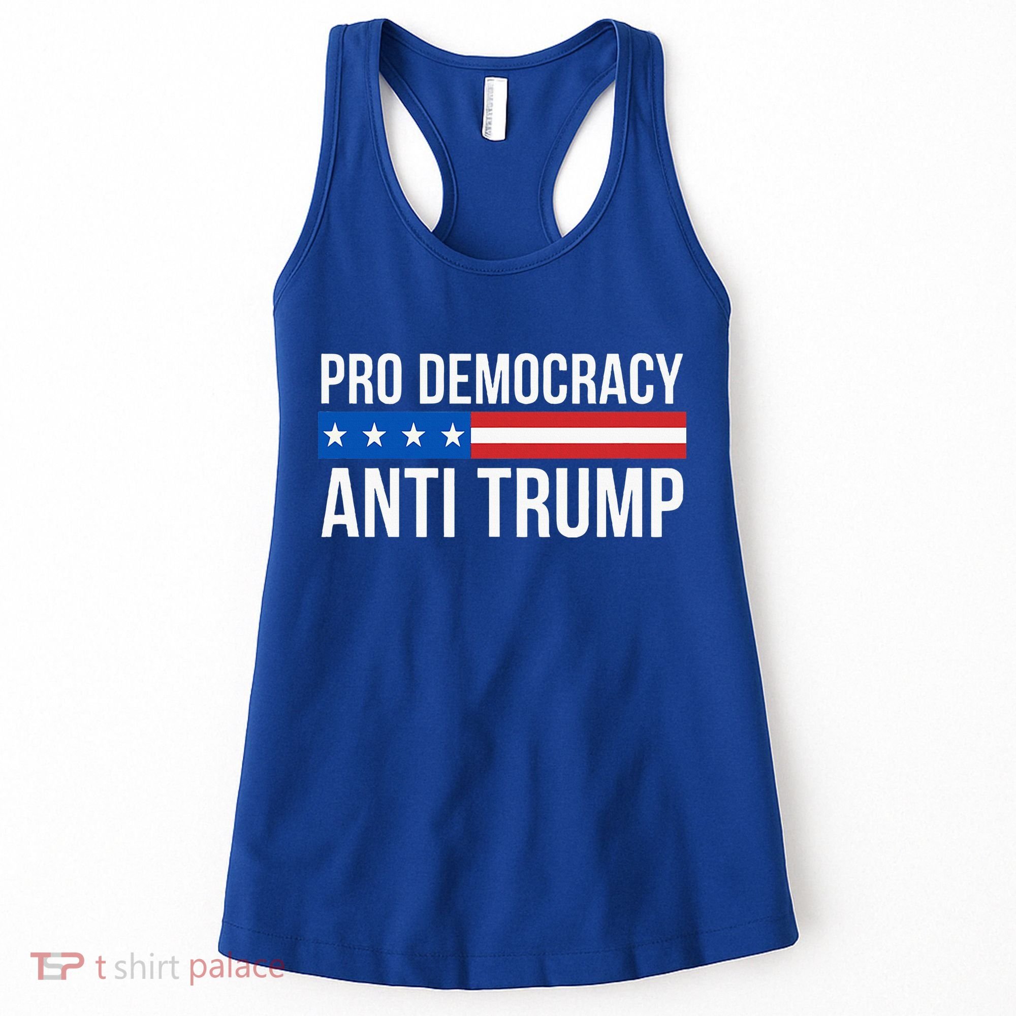 Pro Democracy Anti Trump Women's Tank Top