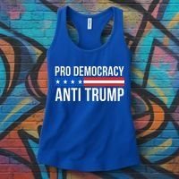 Pro Democracy Anti Trump Women's Tank Top thumb 3