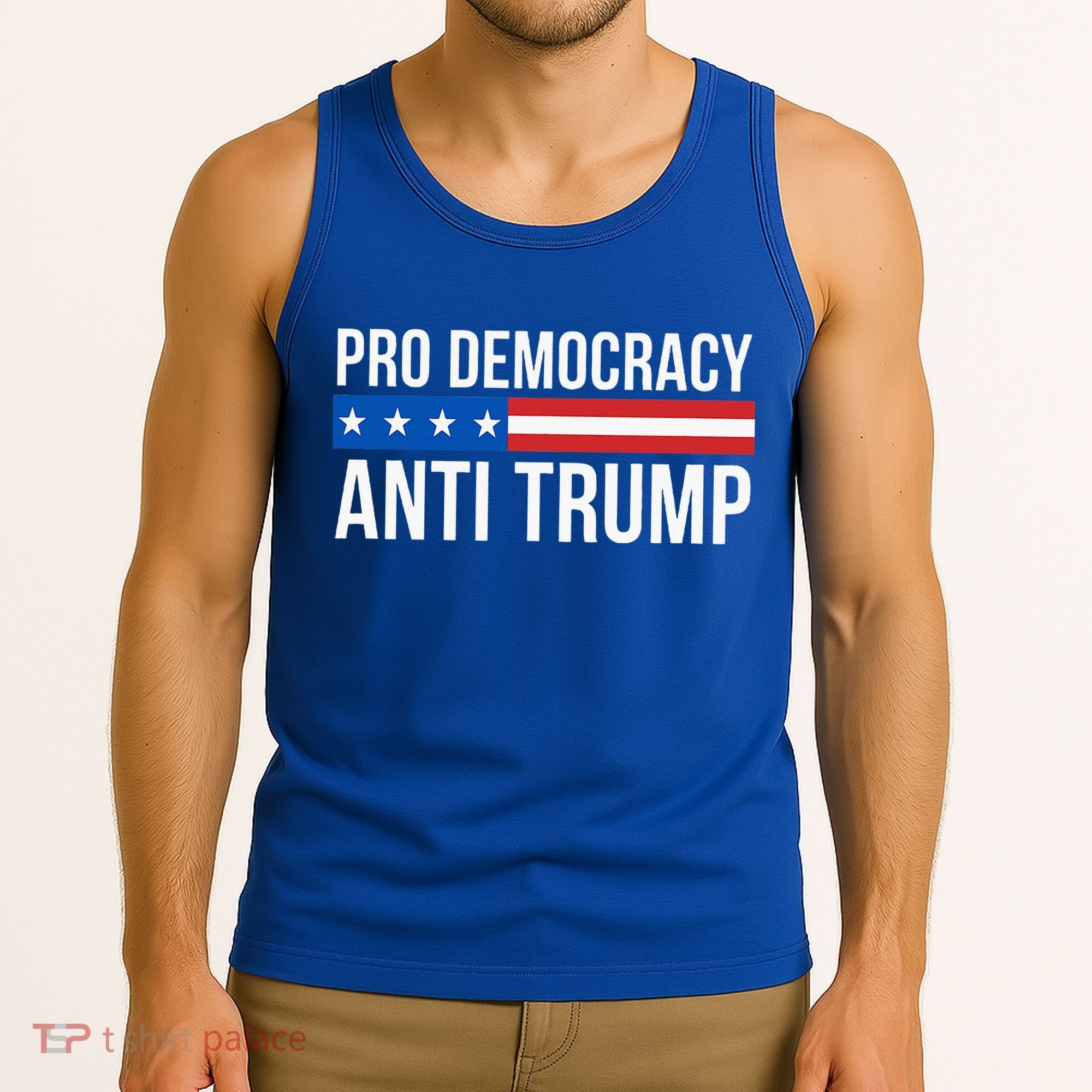 Pro Democracy Anti Trump Tank Top