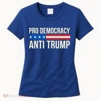 Pro Democracy Anti Trump Women's T-Shirt thumb 0