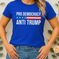 Pro Democracy Anti Trump Women's T-Shirt thumb 2