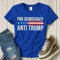 Pro Democracy Anti Trump Women's T-Shirt thumb 3