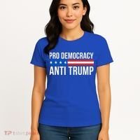Pro Democracy Anti Trump Women's T-Shirt thumb 4