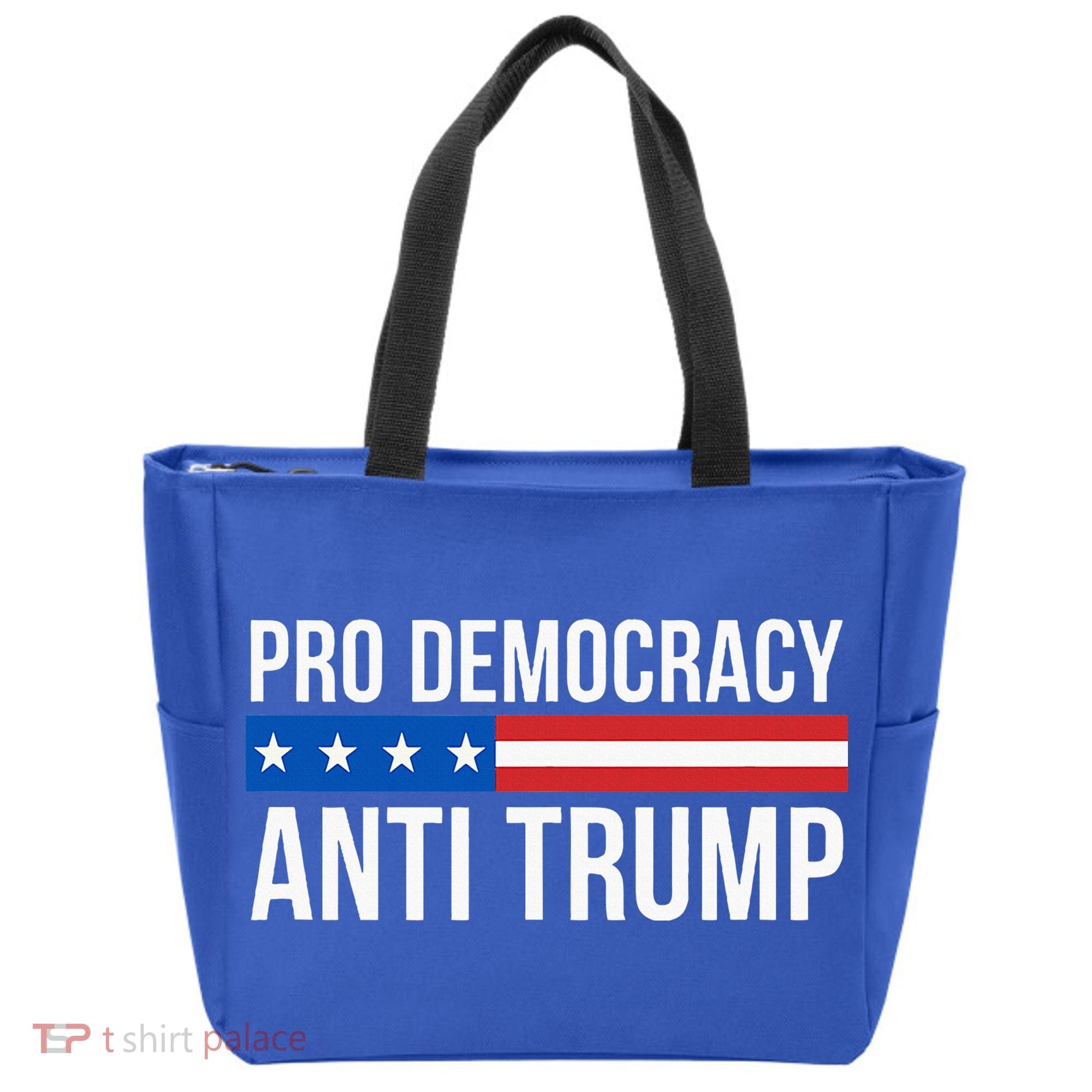 Pro Democracy Anti Trump Tote Bag