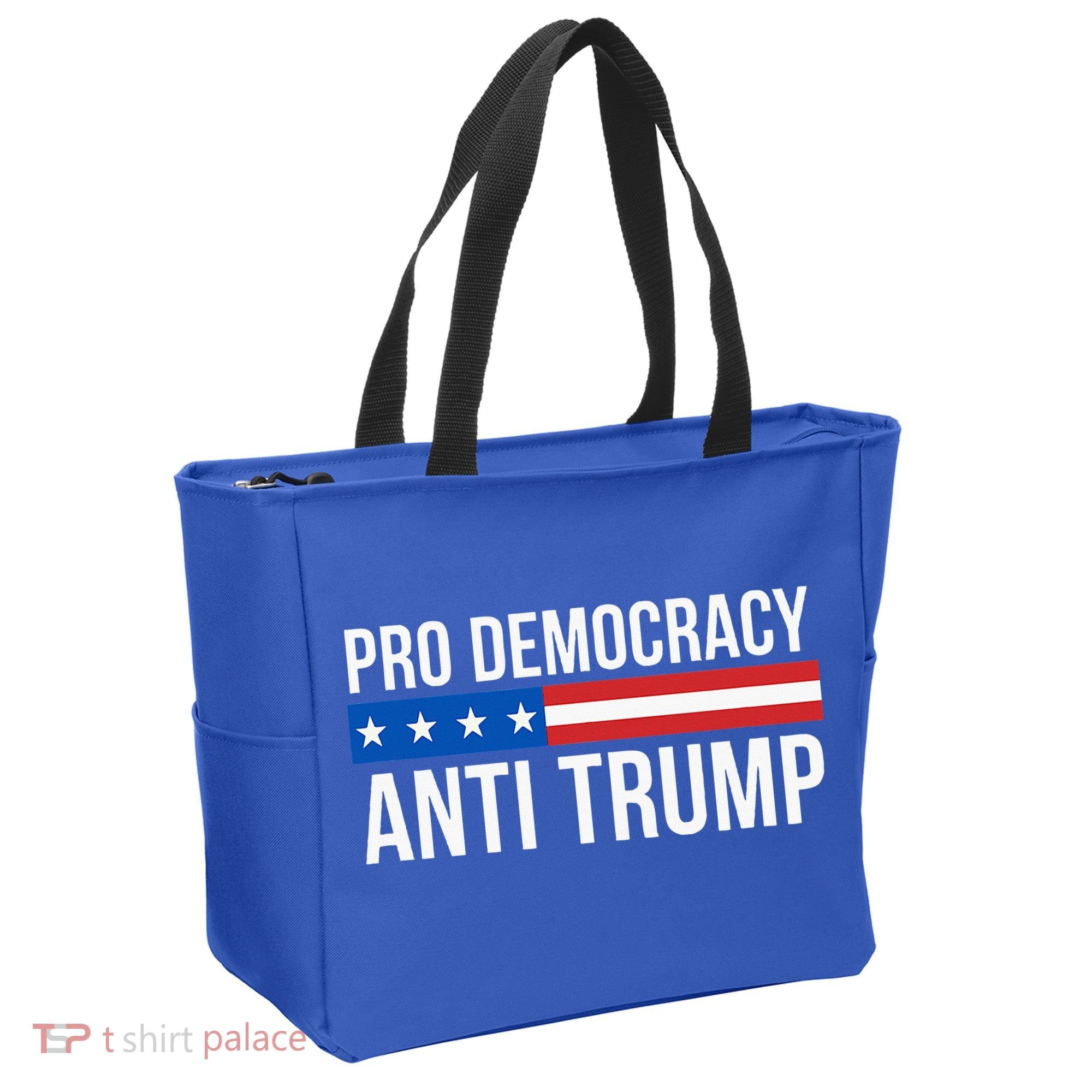 Pro Democracy Anti Trump Tote Bag