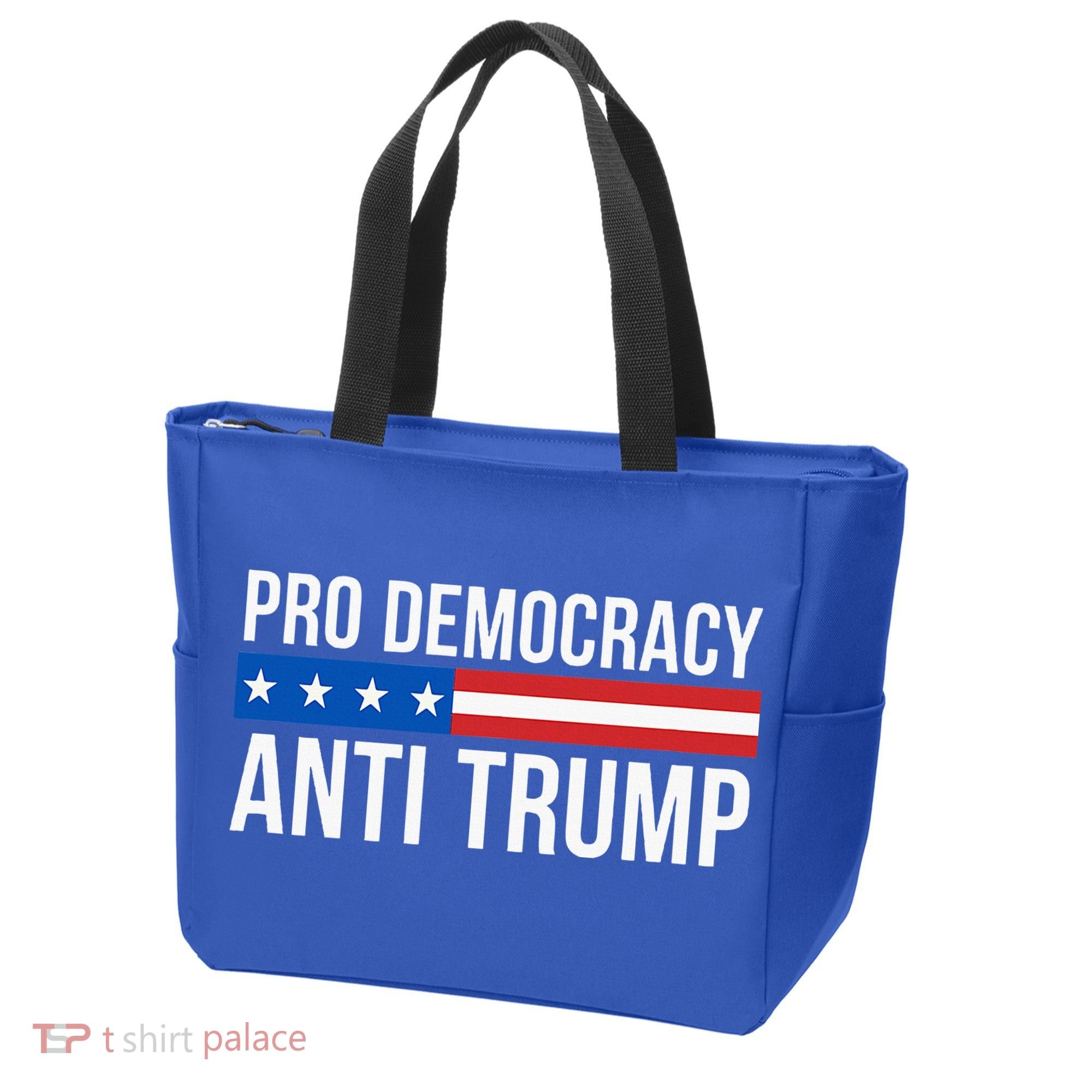 Pro Democracy Anti Trump Tote Bag