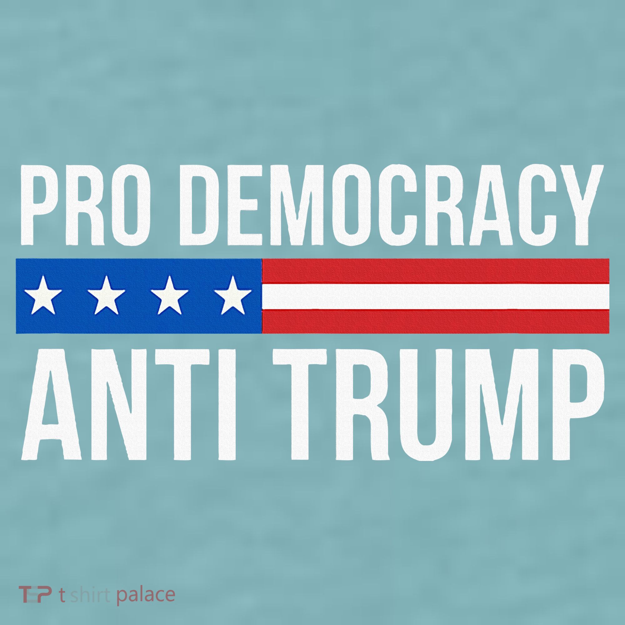 Pro Democracy Anti Trump Sueded Cloud Jersey T-Shirt