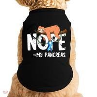 Pancreas Diabetes Awareness Blood Sugar Diabetic Sloth T1D Doggie Tank thumb 0