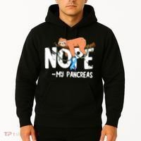 Pancreas Diabetes Awareness Blood Sugar Diabetic Sloth T1D Hoodie thumb 2