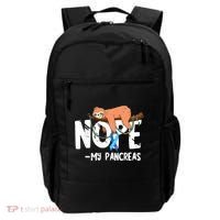 Pancreas Diabetes Awareness Blood Sugar Diabetic Sloth T1D Backpack thumb 0