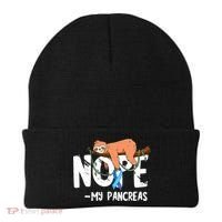 Pancreas Diabetes Awareness Blood Sugar Diabetic Sloth T1D Beanie thumb 0