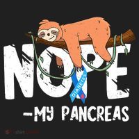 Pancreas Diabetes Awareness Blood Sugar Diabetic Sloth T1D Beanie thumb 2