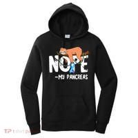 Pancreas Diabetes Awareness Blood Sugar Diabetic Sloth T1D Women's Hoodie thumb 0
