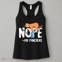 Pancreas Diabetes Awareness Blood Sugar Diabetic Sloth T1D Women's Tank Top thumb 3