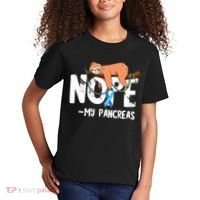 Pancreas Diabetes Awareness Blood Sugar Diabetic Sloth T1D Kids T-Shirt thumb 2