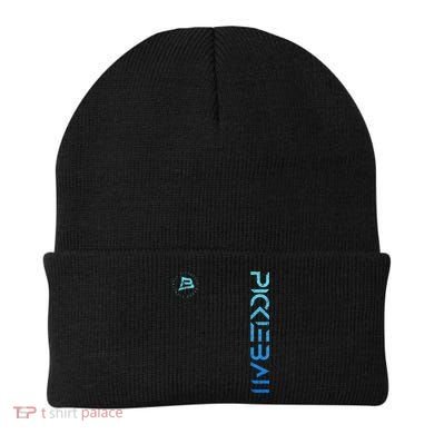 Pickleball Distressed Blue Gradient Casual Design Beanie