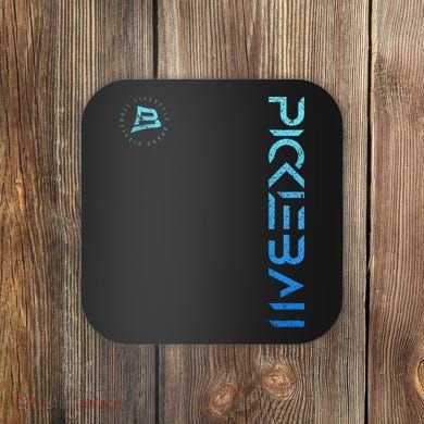 Pickleball Distressed Blue Gradient Casual Design Coaster