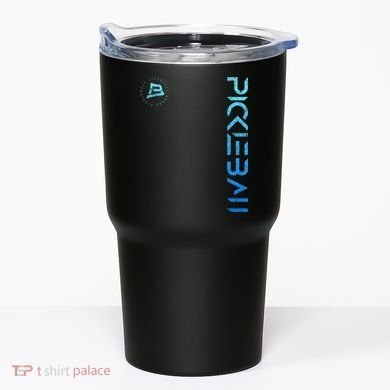 Pickleball Distressed Blue Gradient Casual Design Tumbler