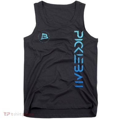 Pickleball Distressed Blue Gradient Casual Design Tank Top