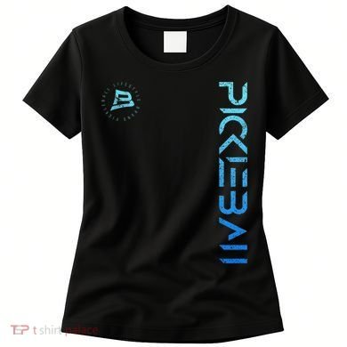 Pickleball Distressed Blue Gradient Casual Design Women's T-Shirt