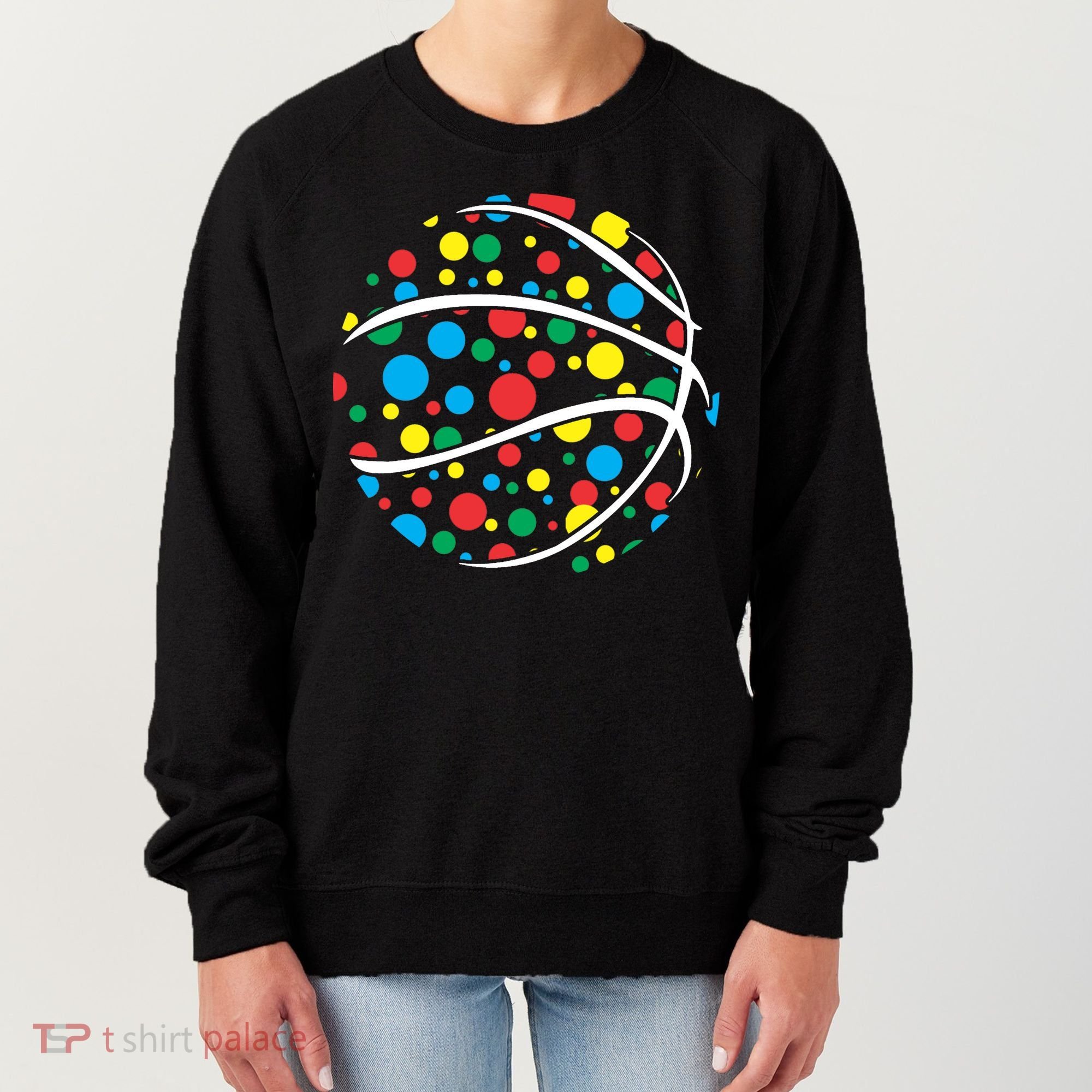 Polka Dots Basketball International Dot Day Women's Sweatshirt
