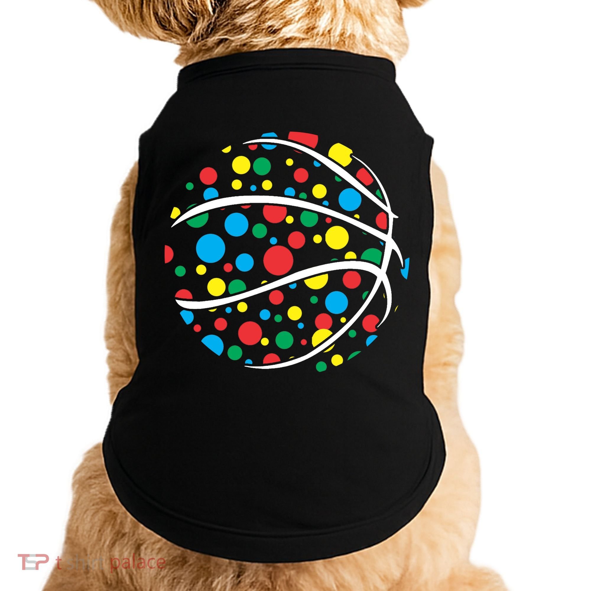 Polka Dots Basketball International Dot Day Doggie Tank