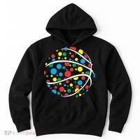 Polka Dots Basketball International Dot Day Hoodie thumb 0