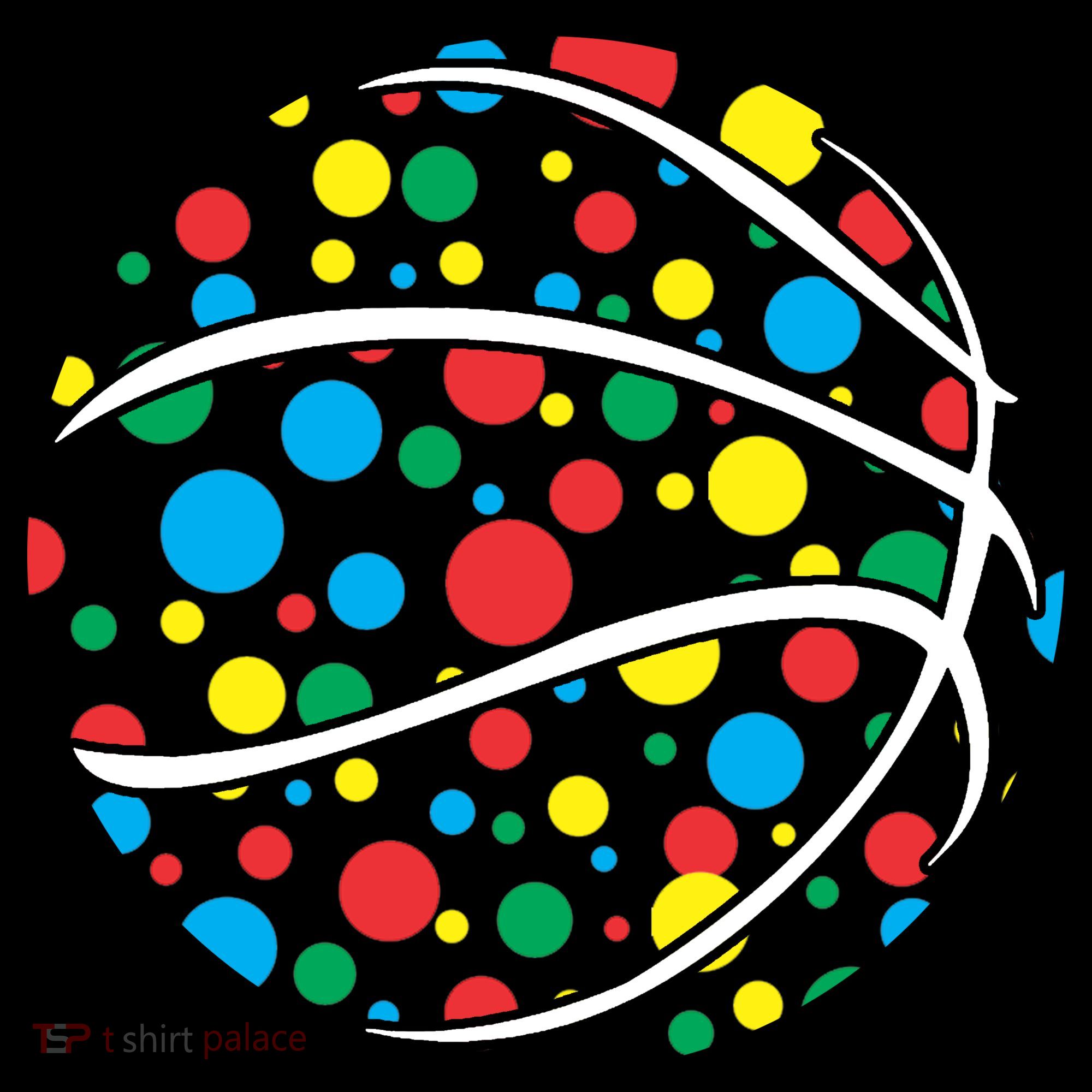 Polka Dots Basketball International Dot Day Apron