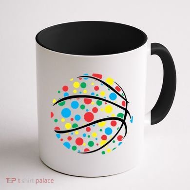 Polka Dots Basketball International Dot Day Coffee Mug back