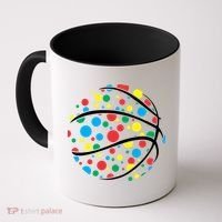 Polka Dots Basketball International Dot Day Coffee Mug thumb 0