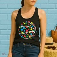 Polka Dots Basketball International Dot Day Women's Tank Top thumb 2