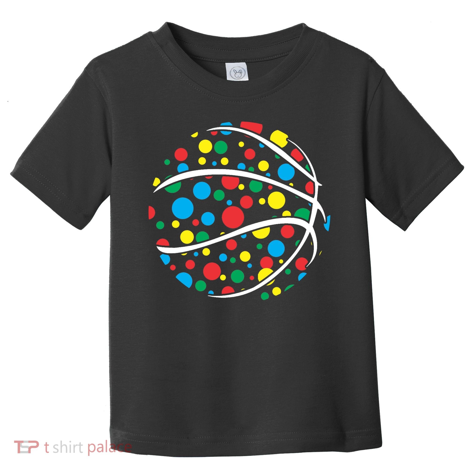 Polka Dots Basketball International Dot Day Toddler T-Shirt
