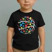 Polka Dots Basketball International Dot Day Toddler T-Shirt thumb 2
