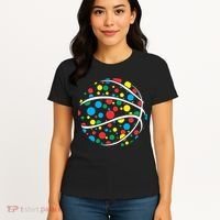 Polka Dots Basketball International Dot Day Women's T-Shirt thumb 4