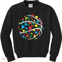 Polka Dots Basketball International Dot Day Kids Sweatshirt thumb 0